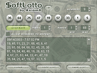 SoftLotto screenshot